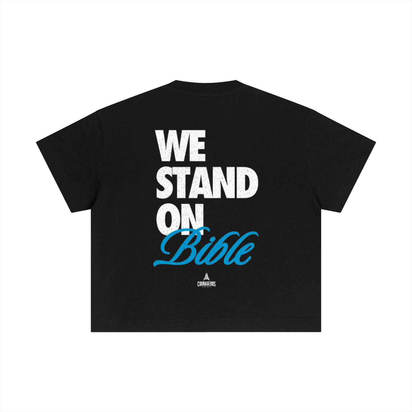 Stand on Bible Boxy T-Shirt - Black