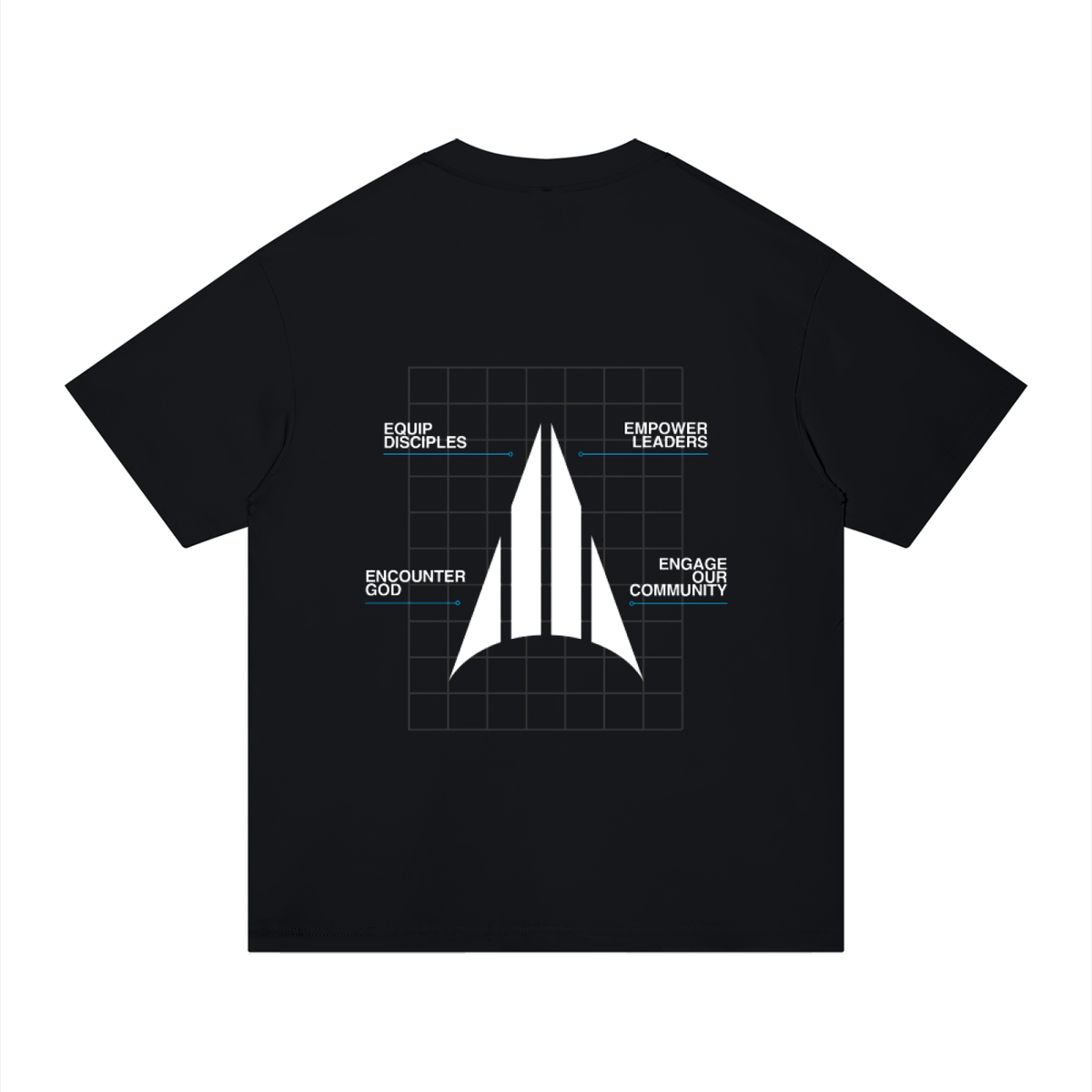 Four Pillars Big & Tall T-Shirt - Black
