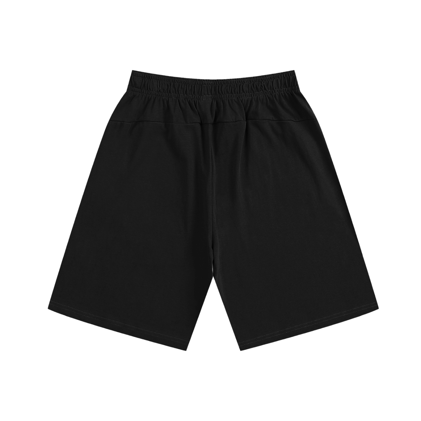 Resurrection Sunday “Still” Black Cotton Shorts - Burgundy