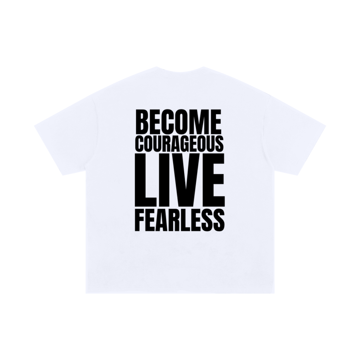BCLF Big & Tall Oversized T-Shirt - White