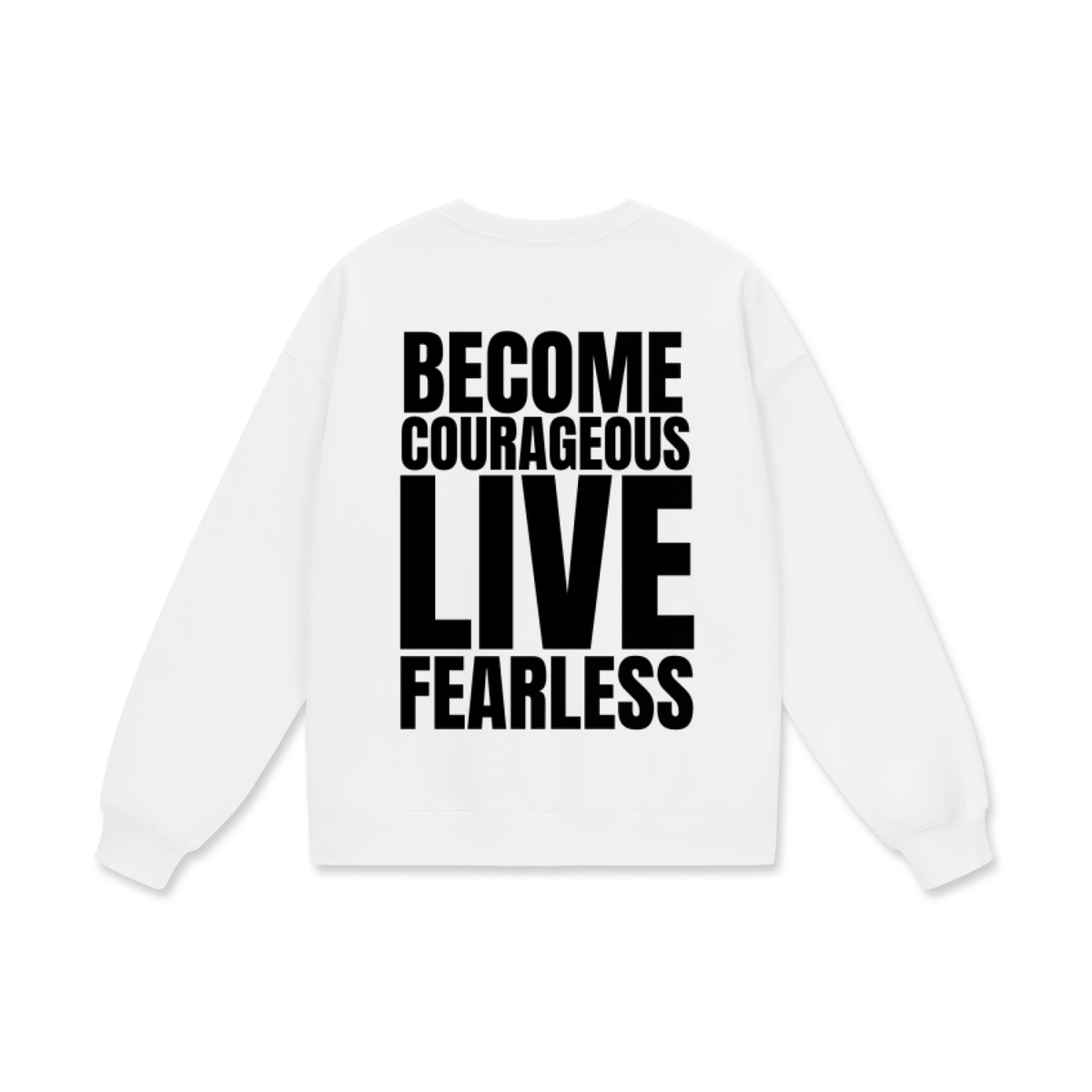BCLF Big & Tall Sweatshirt - White