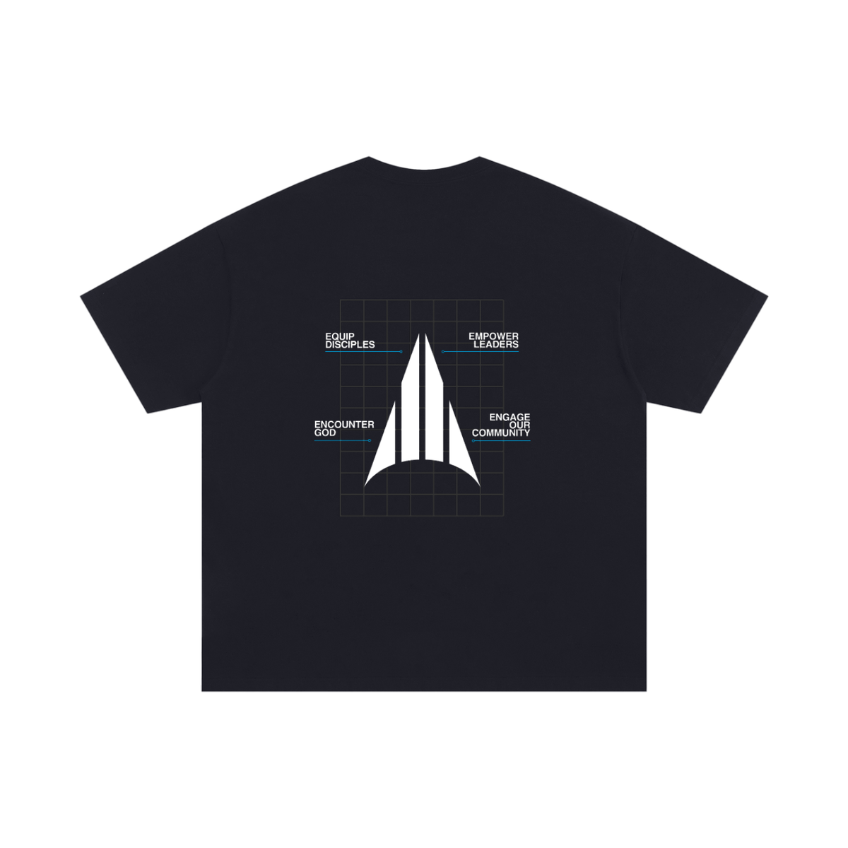 Four Pillars Big & Tall Oversized T-Shirt - Black