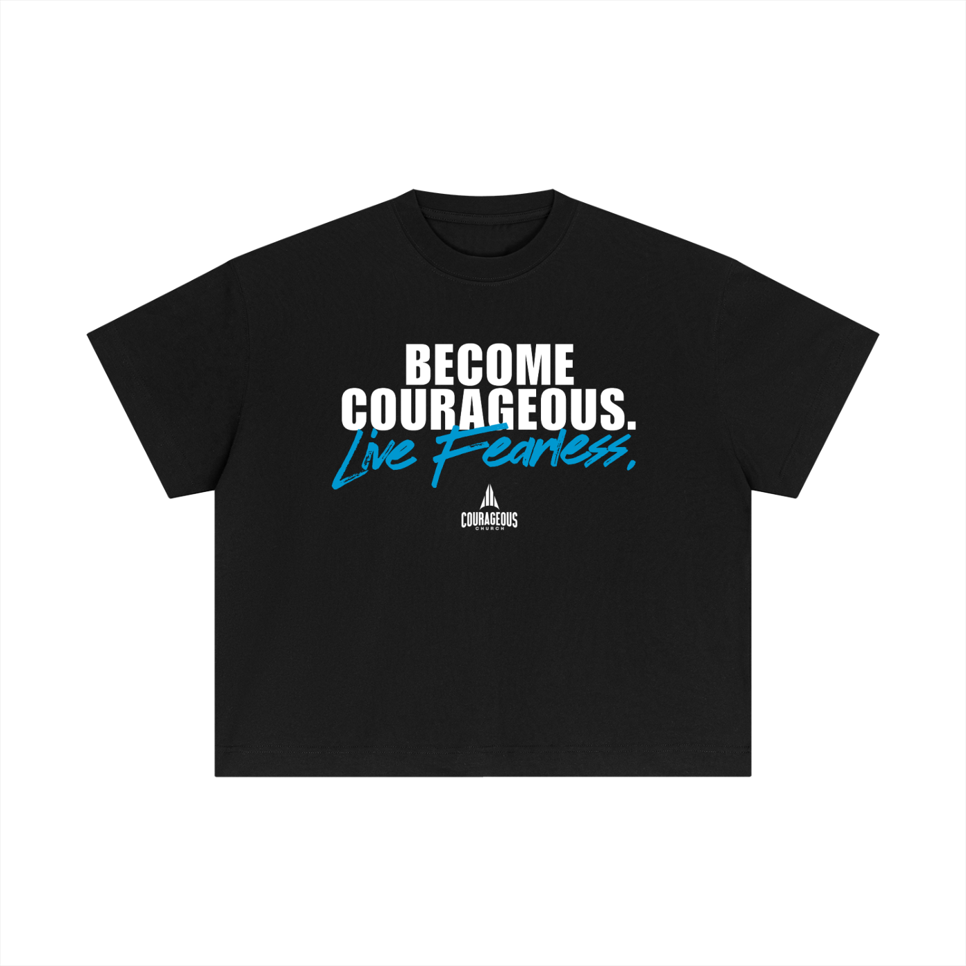 Courageous Boxy T-Shirt - Black