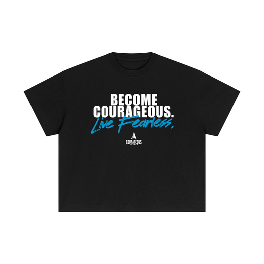 Courageous Boxy T-Shirt - Black
