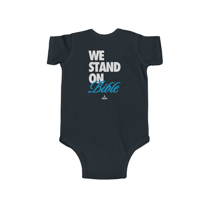 Stand on Bible Onesie - Black