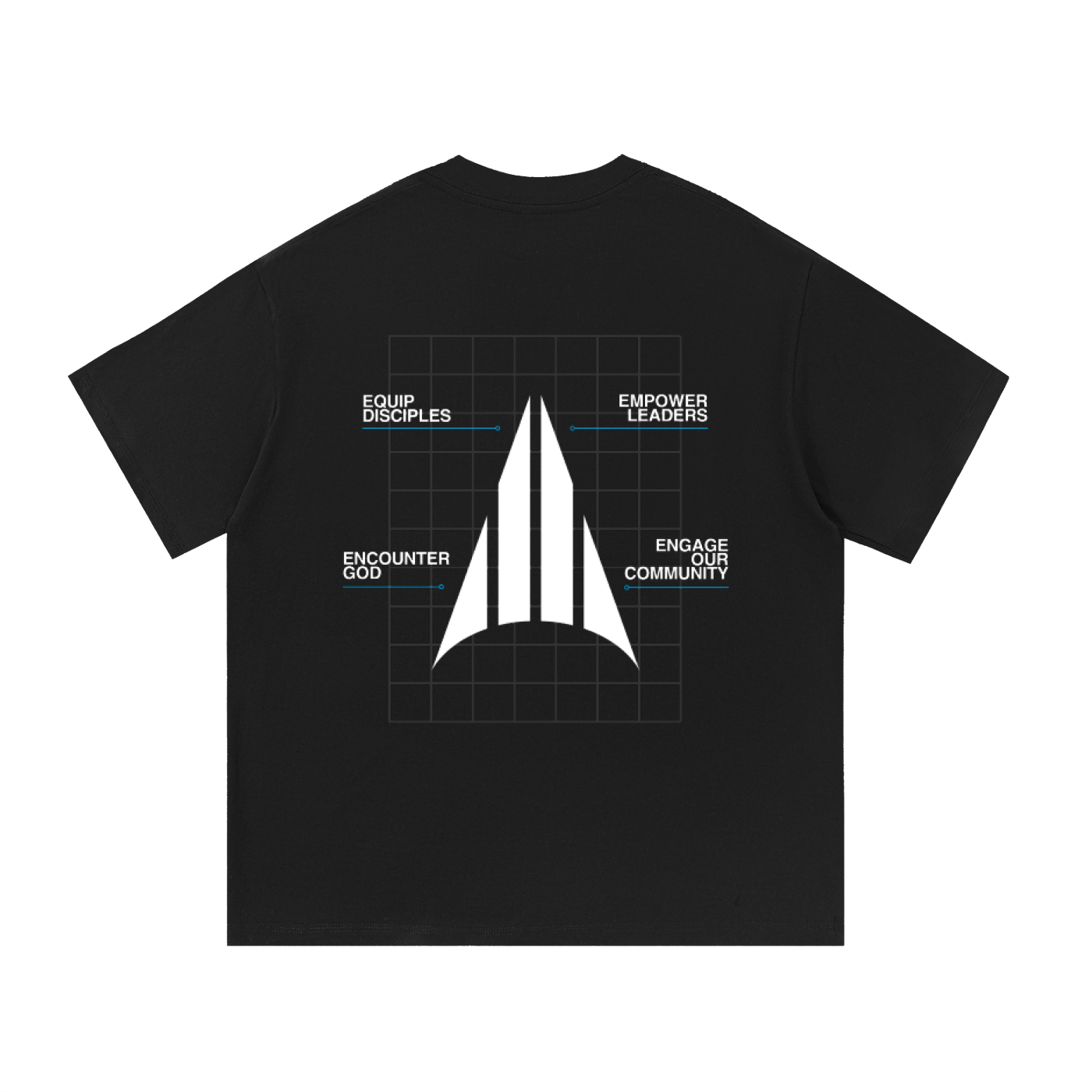 Four Pillars - Essential T-Shirt - Black
