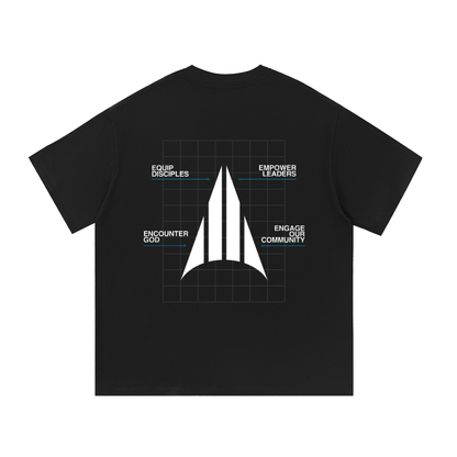Four Pillars - Essential T-Shirt - Black