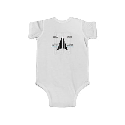 Four Pillars Onesie - White