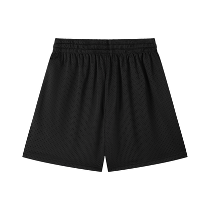Resurrection Sunday “Still” Black Mesh Shorts - Burgundy