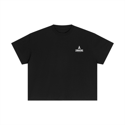 Four Pillars Boxy T-Shirt - Black