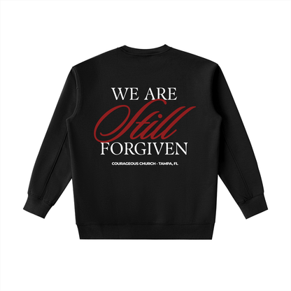 Resurrection Sunday “Forgiven” Essential Sweatshirt - Burgundy