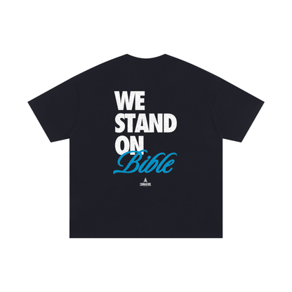 Stand on Bible Big & Tall Oversized T-Shirt - Black