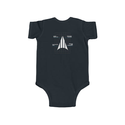 Four Pillars Onesie - Black