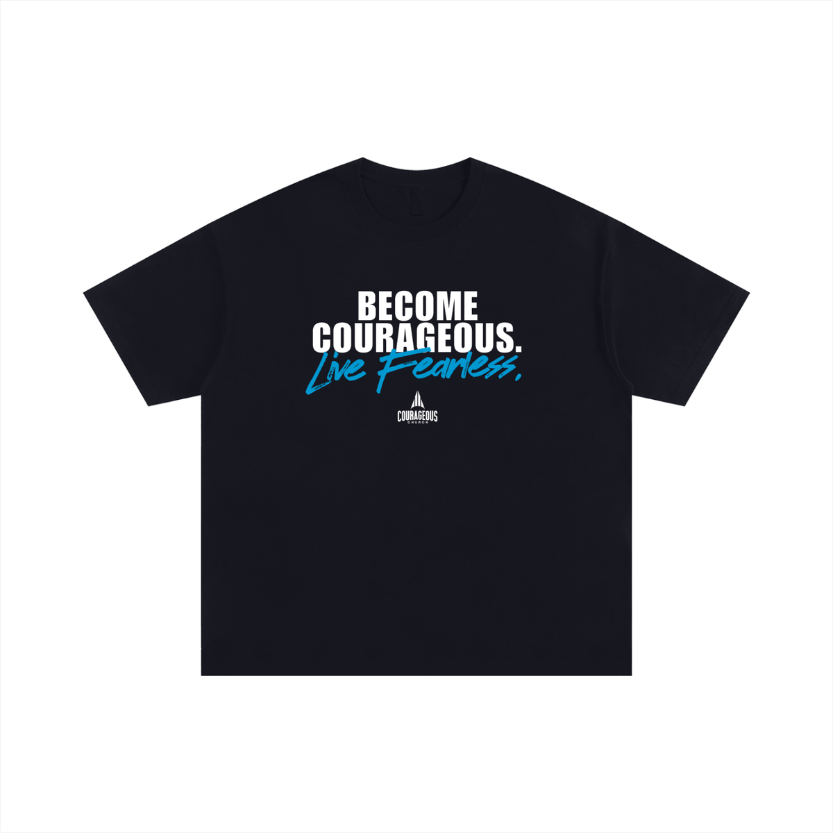 Courageous Big & Tall Oversized T-Shirt - Black