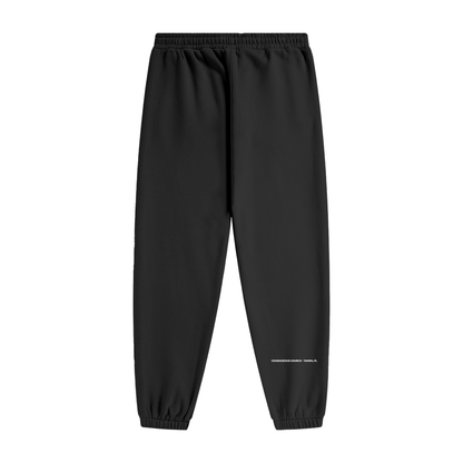 Resurrection Sunday “Still” Black Joggers - Soft Gold