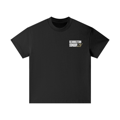 Resurrection Sunday “Still” Kids Black T-Shirt - Soft Gold