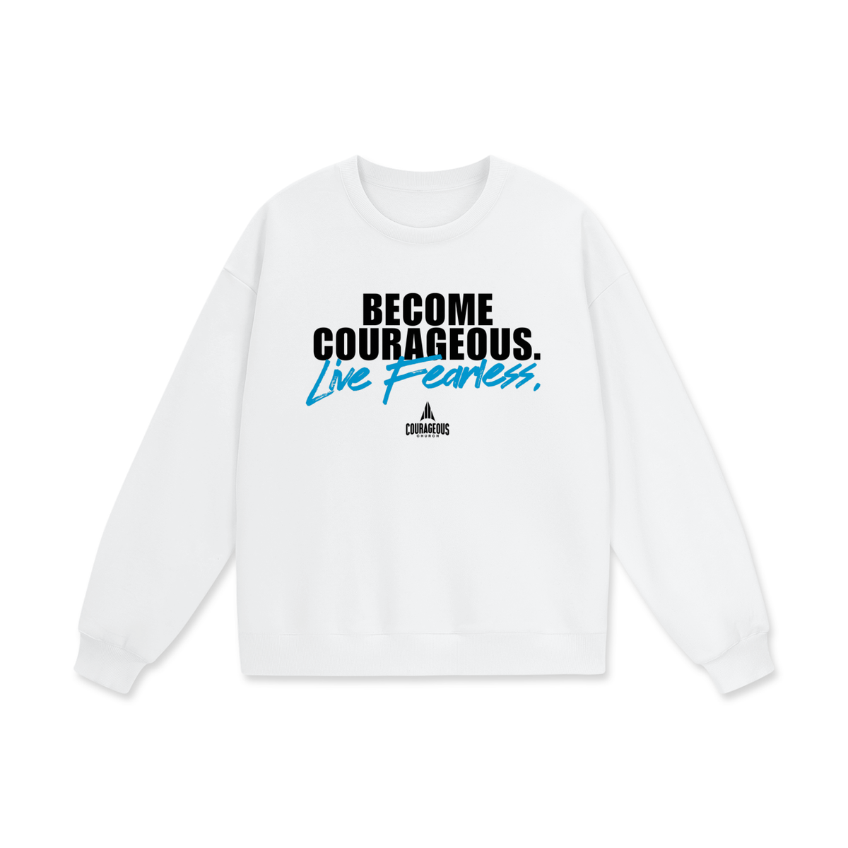 Courageous Big & Tall Sweatshirt - White