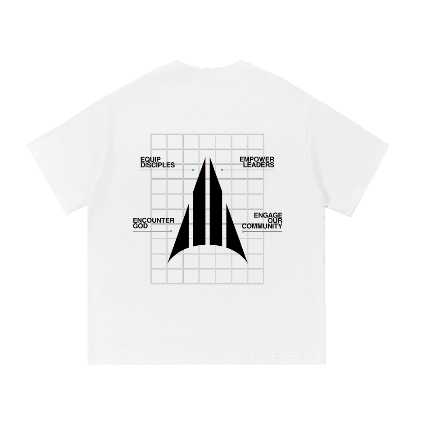 Four Pillars - Essential T-Shirt - White