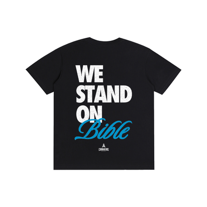 Stand on Bible Lightweight T-Shirt - Black