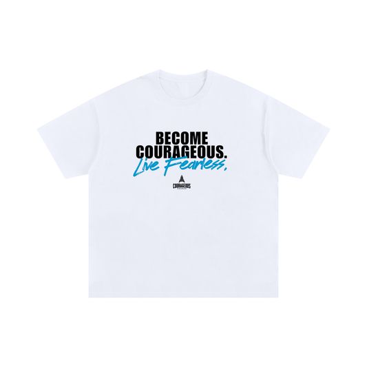 Courageous Big & Tall Oversized T-Shirt - White