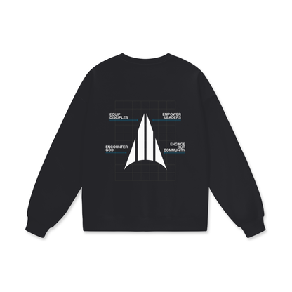 Four Pillars Big & Tall Sweatshirt - Black